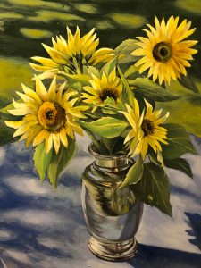 Sunflowers by Pamela Grabber