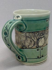 Ceramic mug by Mikel Kelley