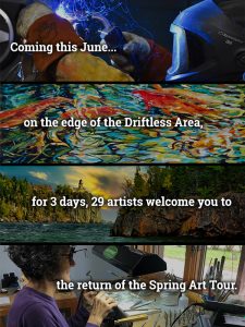 Coming this June on the edge of the Driftless Area...for 3 days, 29 artists welcome you to the return of the Spring Art Tour.