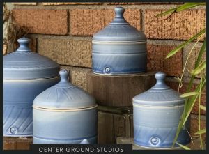 Ceramic pots by Heidi Clayton