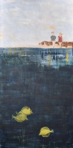 Christine Echtner's 'Wes and Amy Linger at the Sea Wall'