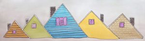 Susan Mendenhall, 'Rooftops', watercolor