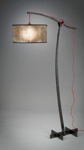 Forged lamp by Luke Proctor