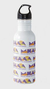 MHAAA Official Logo on water bottle