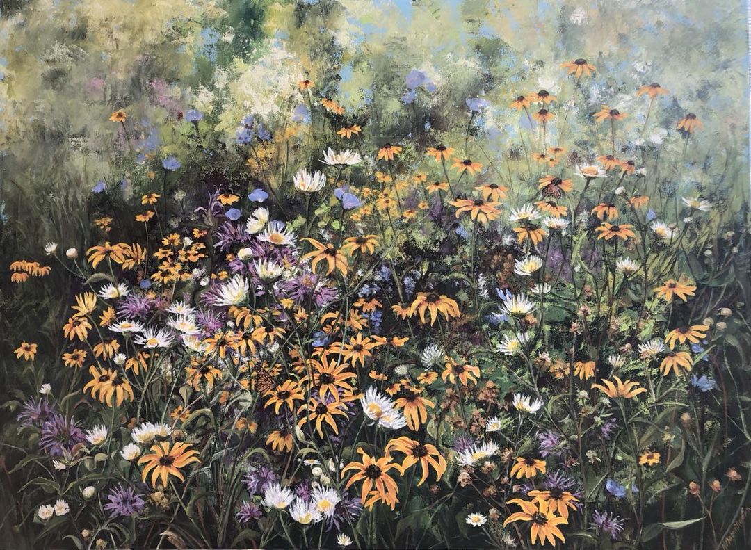 Karen Watson-Newlin's 'Summer Blessings', acrylic