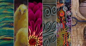 Montage of Spring Art Tour Artists work